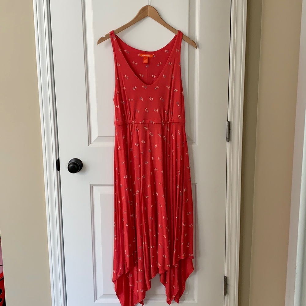Joe Fresh pink midi tank dress